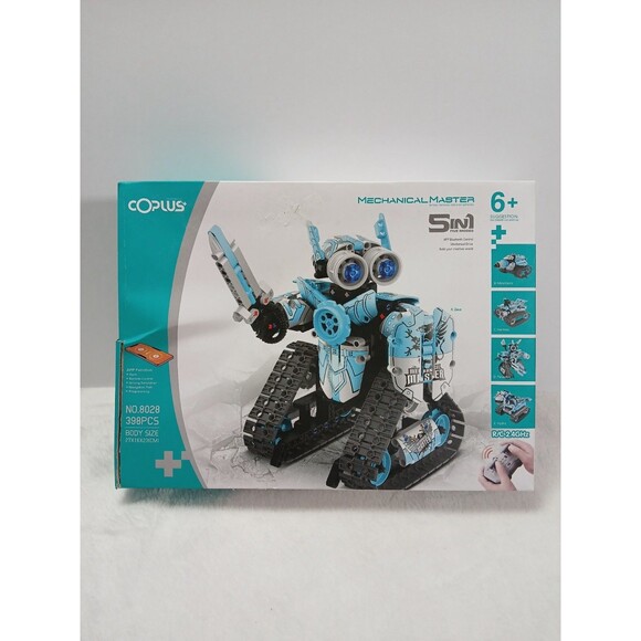 Coplus 5 in 1 STEM Robot 398pc Building Kit Bluetooth Mechanical Master - Picture 3 of 4